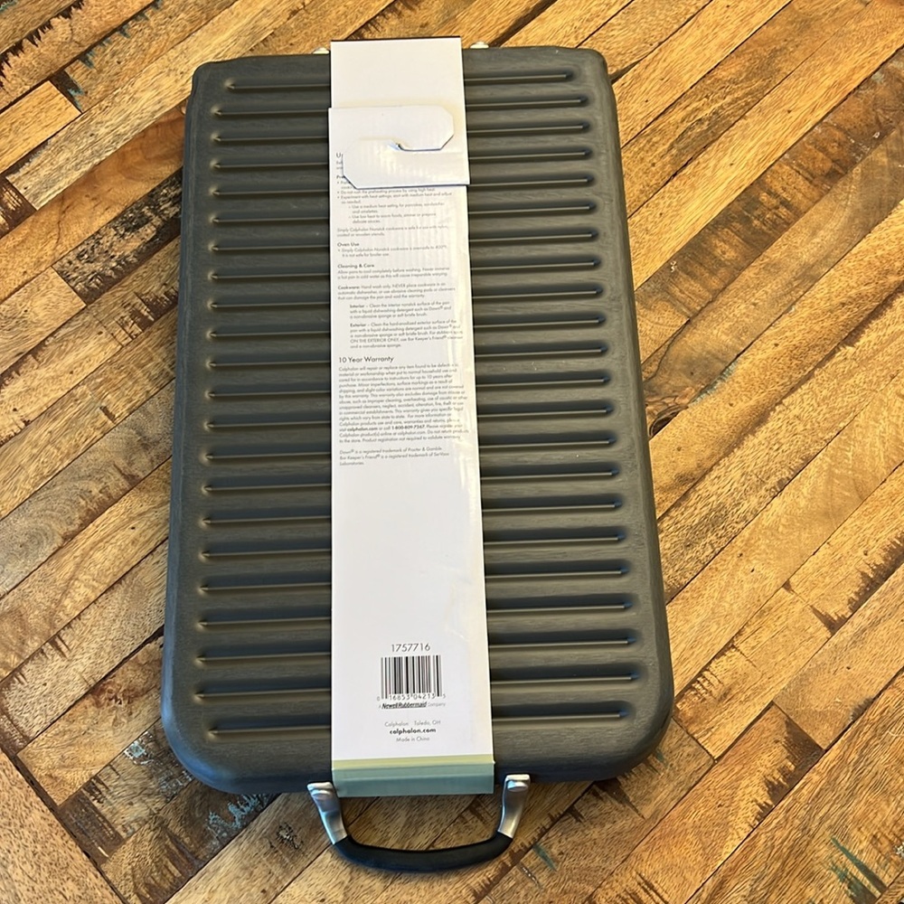 Calphalon Double Grill Pan Griddle - Picture 3 of 5